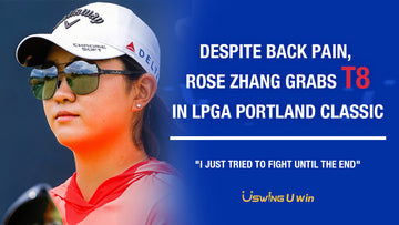 Despite back pain,  Rose Zhang grabs T8 in LPGA Portland Classic.